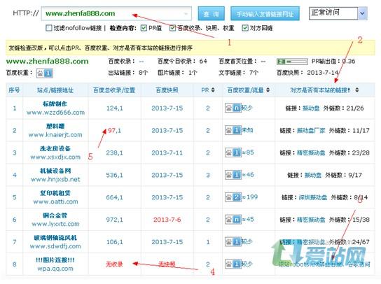 雅安友情链接检查工具的使用